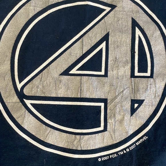 Fantastic 4 Marvel T-shirt 2007 Fox TM Large Y2K - Picture 2 of 7